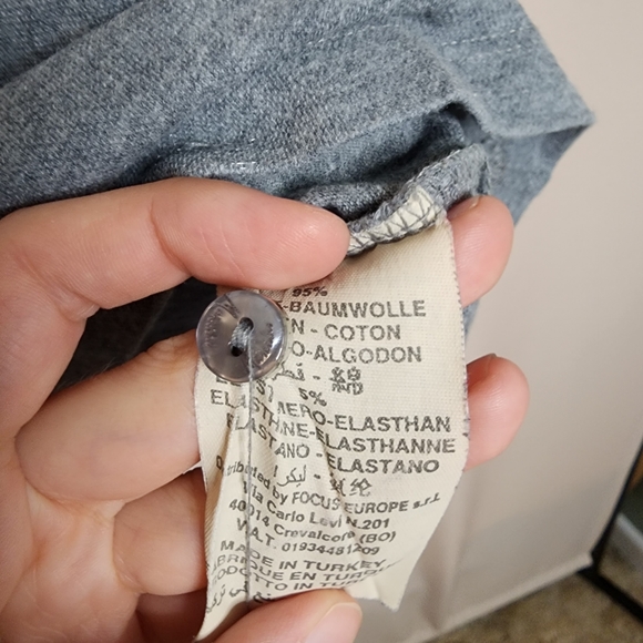 Guess by Marciano Grey Cotton Polo Shirt, Short Sleeved, y2k, vintage - Picture 3 of 7